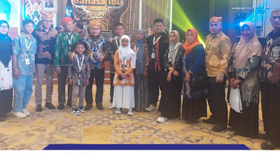 Bupati Amirudin Terima Penghargaan Pada Festival Tunas Bahasa Ibu Nasional (FTBIN) Tahun 2024 di Jakarta Pusat