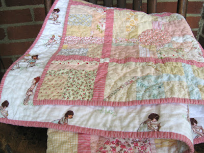 scrap quilt, baby quilt