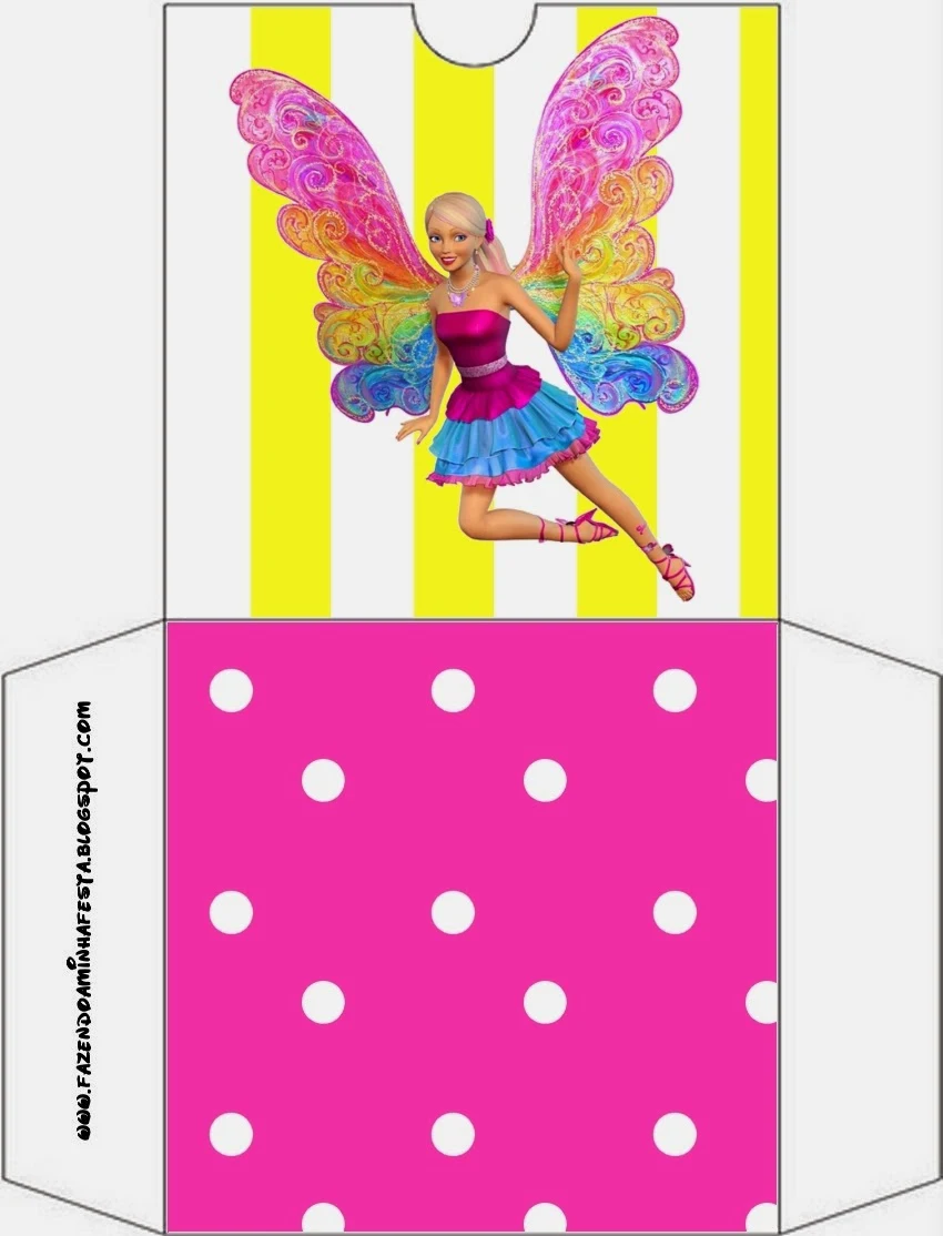 Barbie Fairytopia Free Printable CD Case.