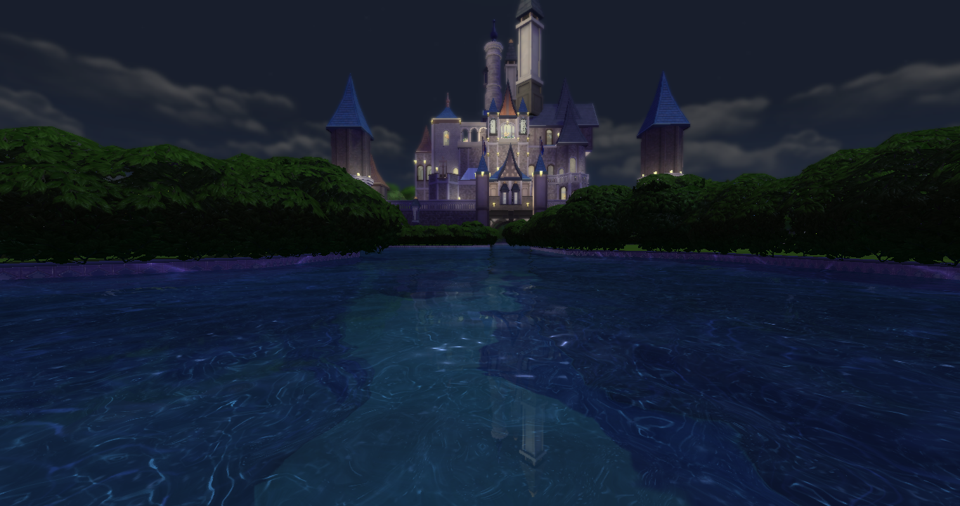 ปราสาทดิสนีย์ The Sims 4 Disney Castle The Sims 4