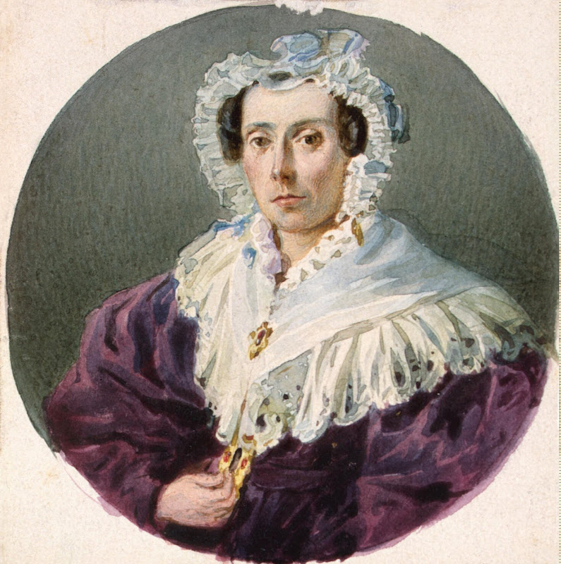 Portrait of a Woman by Luigi Premazzi - Portrait Paintings from Hermitage Museum
