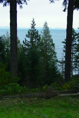 View towards mainland from Saturna Island.