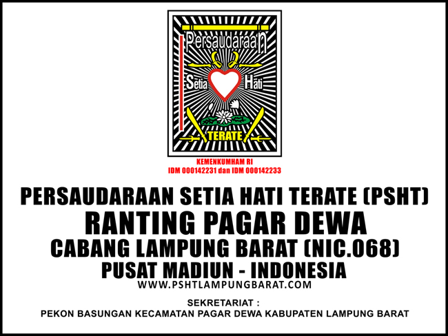 PSHT Ranting Pagar Dewa Cabang Lampung Barat