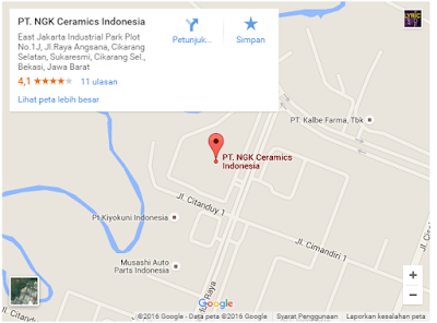 Loker Terbaru 2016  PT. NGK Ceramics Indonesia