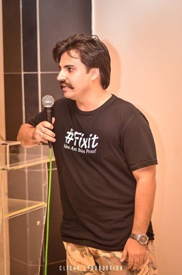 Alamgir khan of Fixit compaign