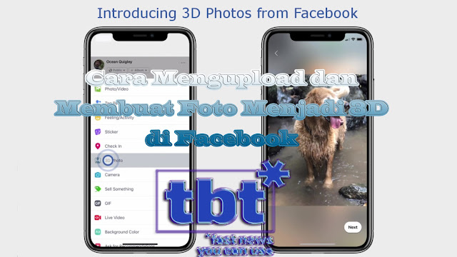 Cara Mengupload dan Membuat Foto Menjadi 3D di Facebook