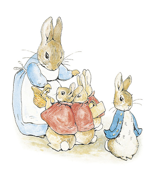 Peter Rabbit ilustración de Beatrix Potter