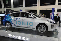 Hyundai at the My Auto Fest 2016: The IONIQ Hybrid is displayed and promo details