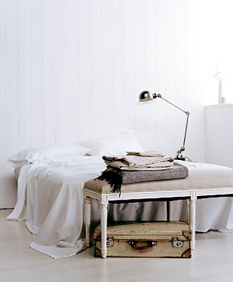 White bedroom