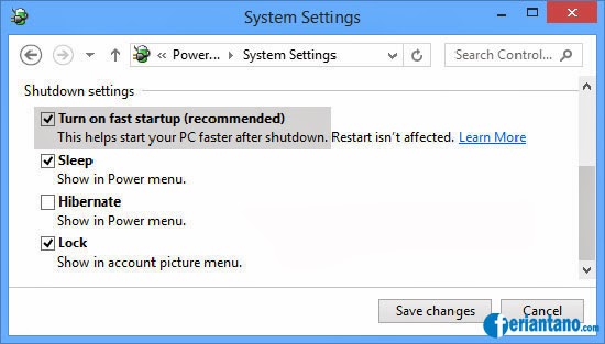 Trik Cara Mengatasi Masalah Restart dan Shutdown di Windows 8 - Feriantano.com