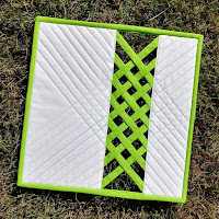 Quilting Outside the Box Open Weave Mini Quilt