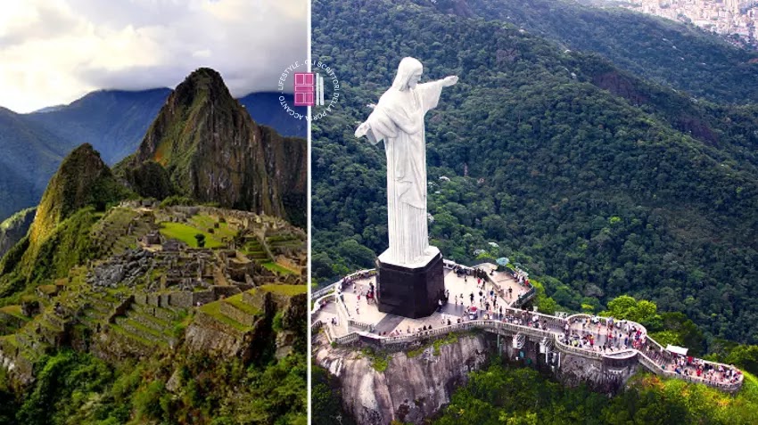 Il Machu Picchu e il Cristo Redentore