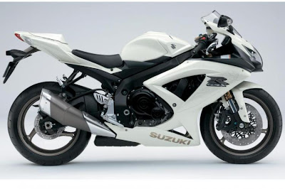 2009 Suzuki GSX-R600 - white