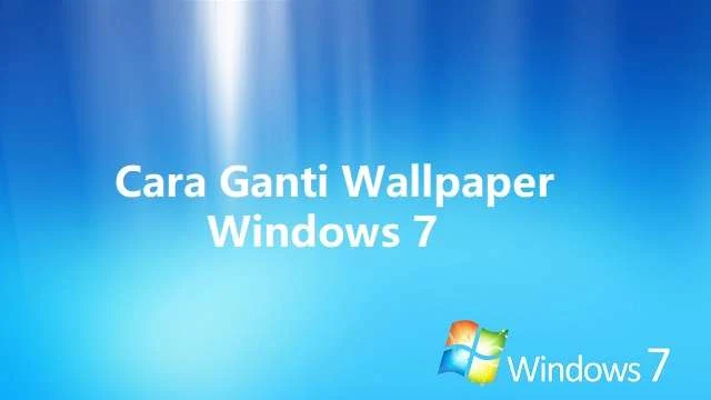cara mengganti wallpaper laptop acer windows 7