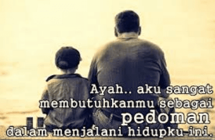 Aku mendengar dan merasakan bebanmu ayah  Barang Promosi 