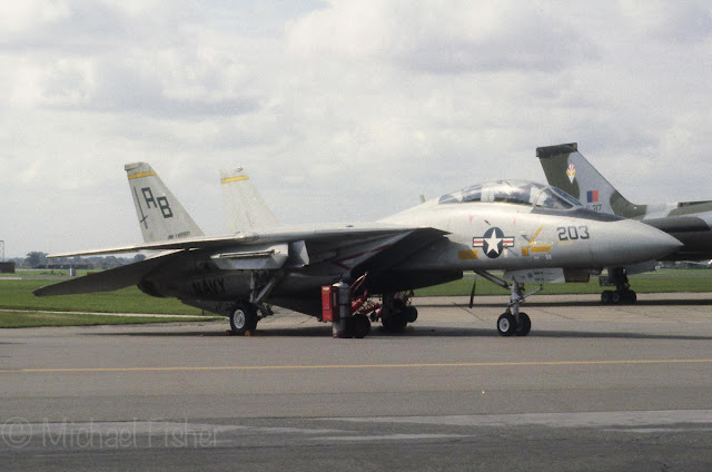 159013/AB F-14A Tomcat VF-32 USN Mildenhall 1978