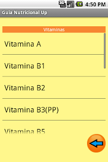 Guia Nutricional Up App Android