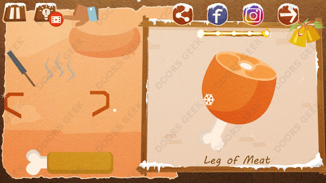 Chigiri: Paper Puzzle Christmas Pack Level 8 (Leg of Meat) Solution, Walkthrough, Cheats