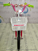 Sepeda Anak United Tom and Jerry Aloha Girl 16 Inci White