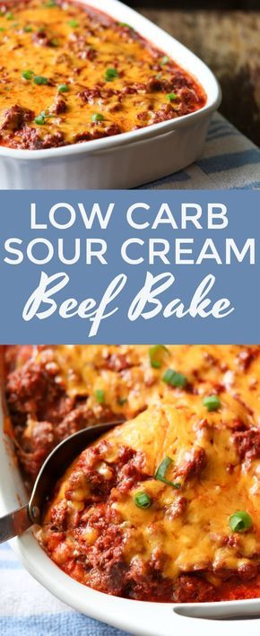  LOW CARB SOUR CREAM BEEF BAKE