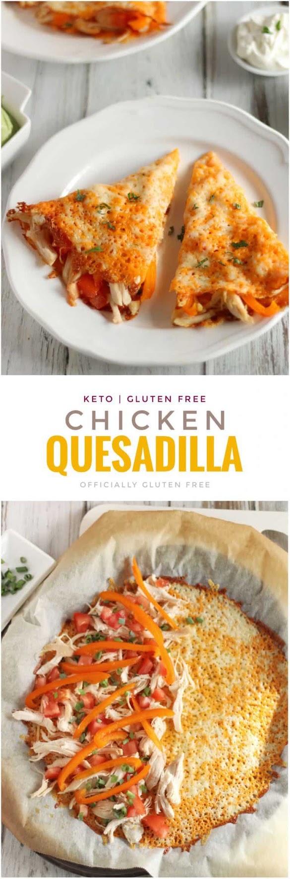 KETO CHICKEN QUESADILLA