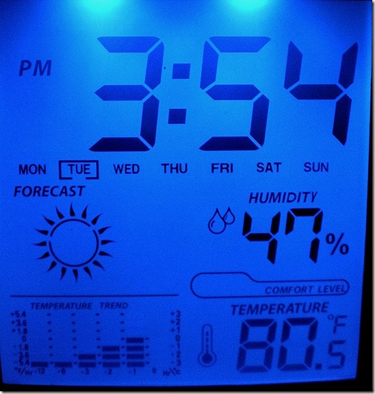 temperature in bedroom 3-13-12