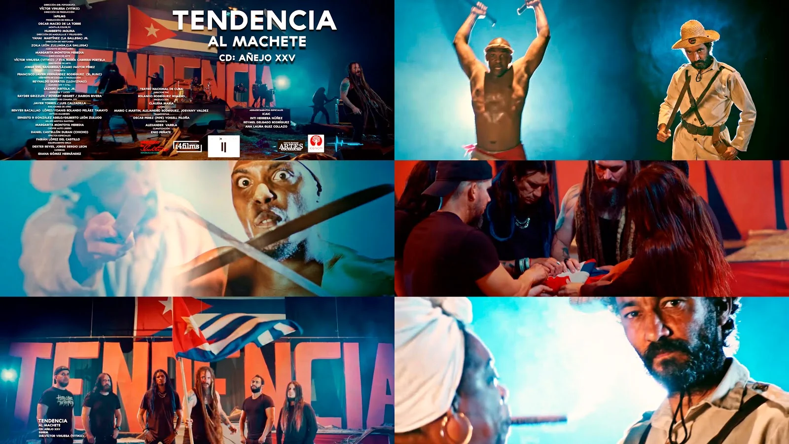 Tendencia - ¨Al Machete¨ - Videoclip - Director: Víctor Vinuesa (Vitiko). Portal Del Vídeo Clip Cubano. Música rock cubana. Metal. Heavy. CUBA.