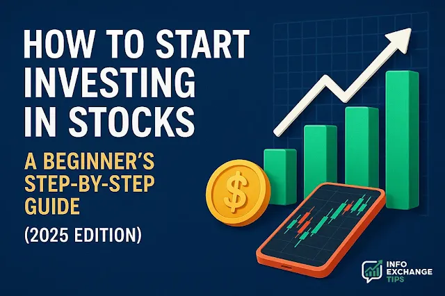 A step-by-step guide for beginners to start investing in stocks in 2025.