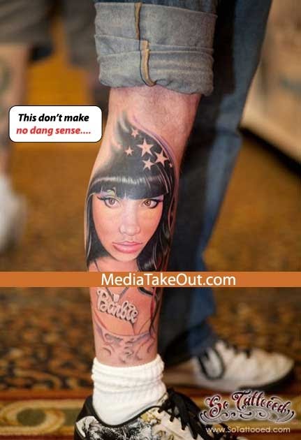 nicki minaj tattoo