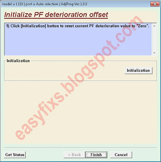 Initialize PF deterioration offset