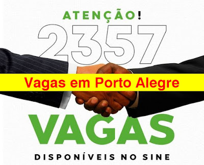 331 vagas para Merendeira e outras 2 mil vagas disponíveis no Sine Municipal de Porto Alegre