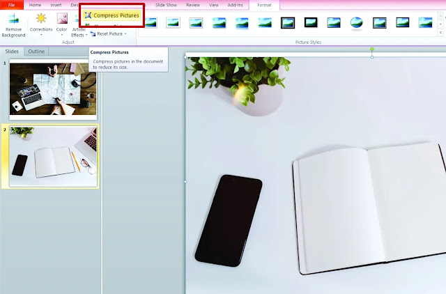 Cara Mudah Mengurangi Ukuran Presentasi PowerPoint