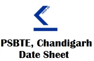 PSBTE Chandigarh Date Sheet 2018