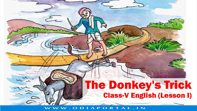 The Donkey's Trick - Class-V English (Lesson I) - Text, Activity and Answers