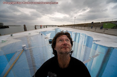 Ice Age in 3D Street Art by Edgar Mueller Seen On www.coolpicturegallery.net