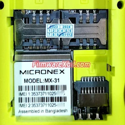 Micronex MX-31 Flash File SC6531E (Version 2)