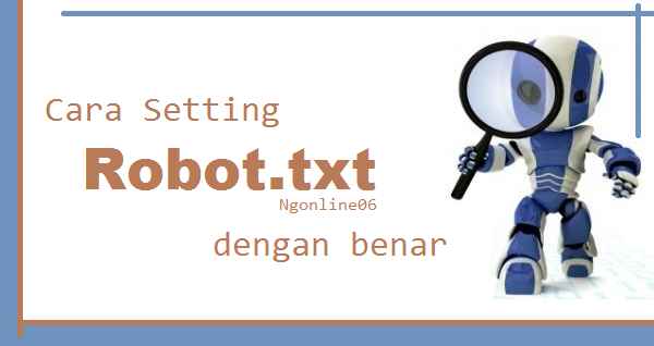 cara setting robot.txt blogger