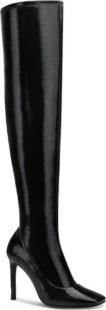 Romantic Edge - Black Thigh High Boots