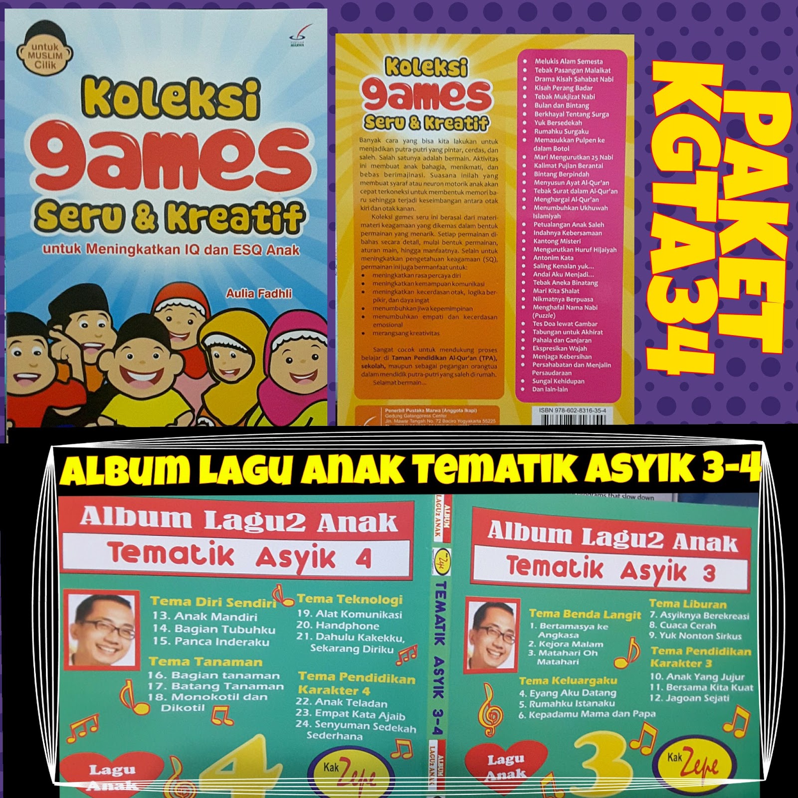 Daftar Lagu Anak Anak Karya Kak Zepe