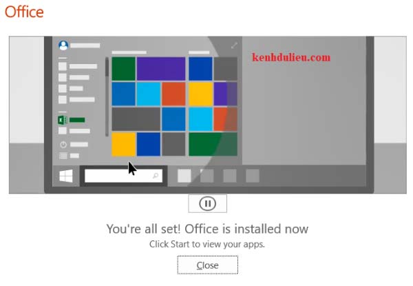 Hướng dẫn Cài đặt Office 2019 cực nhanh và đơn giản d