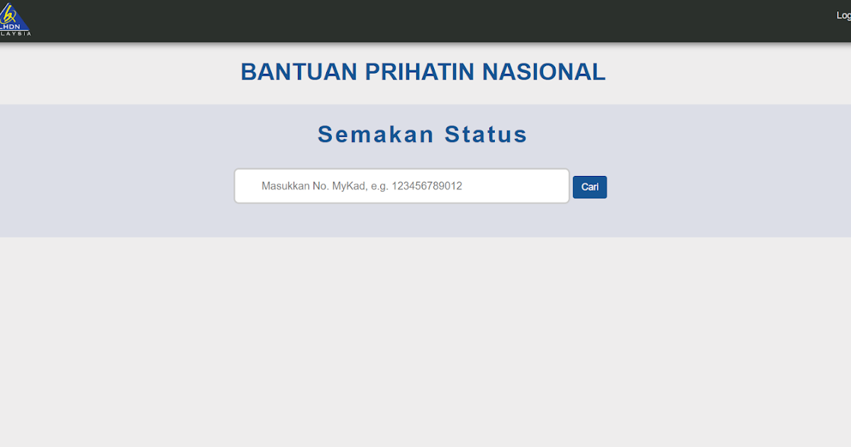 Bantuan Prihatin Nasional Site Hasil.gov.my - Alexis Ditutup