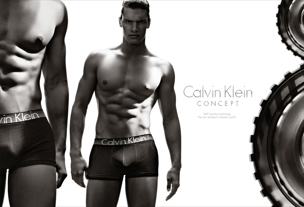 Ad Campaign  Calvin Klein Underwear Fall 2014 ft. Matthew Terry & Edita  Vilkeviciute by Daniel Jackson. - FASHIONIGHTS