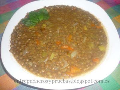 Receta de Lentejas con Verduras