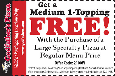 Godfather's Pizza Coupons