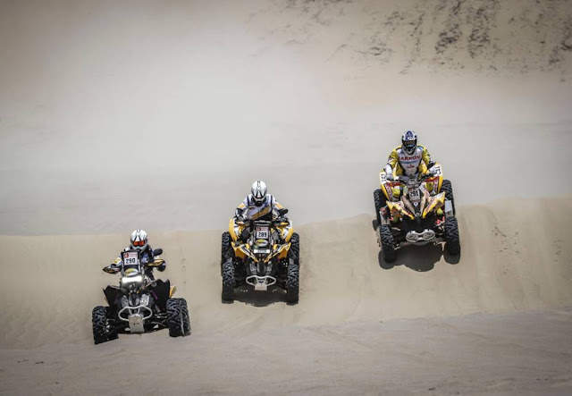 Dakar 2018. Suany Martinez; Leonardo Martinez y Luis P. 4 Etapa