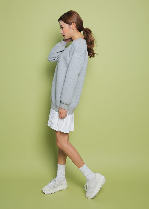 Hip Length Sweatshirt Dress