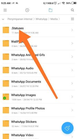 Cara Menyimpan Status Story WhatsApp Teman Terbaru