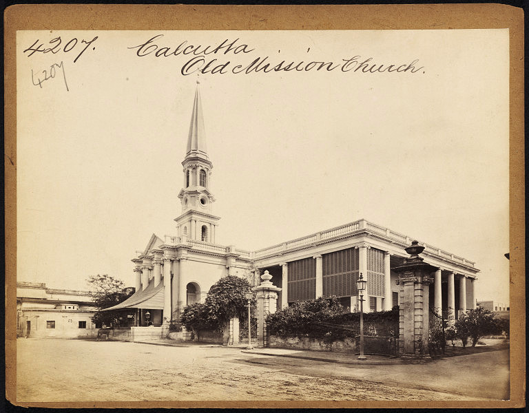 Old Mission Church Calcutta (Kolkata) - Mid 19th Century