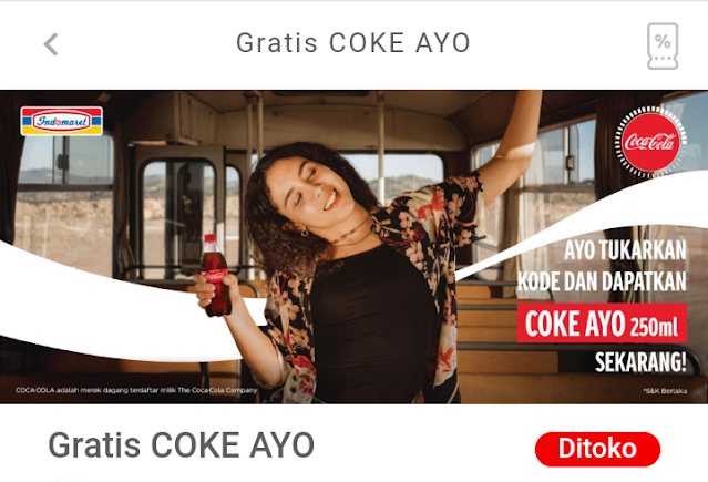 Tips Dapat Coca Cola Gratis di Indomaret Pakai 5 POIN Telkomsel