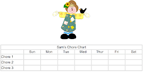 chore chart created online